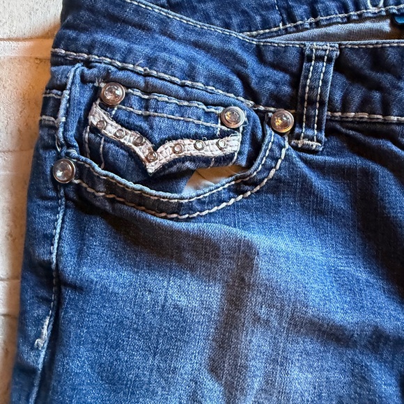 Request Brand Stylish Indigo Women's Skinny Jeans Like New - Picture 5 of 11